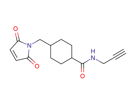 4-(N-maleimidomethyl)-N-(2-propynyl)cyclohexane-1-carboxamide