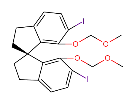 (R)-6,6'-diiodo-7,7'-bis(methoxymethoxy)-2,2',3,3'-tetrahydro-1,1'-spirobiindane